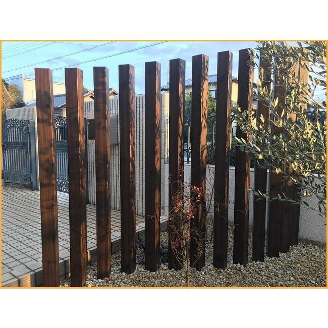 樹脂製ポール、門柱ポール、自然な目隠し】商品名：スタイルポール 80