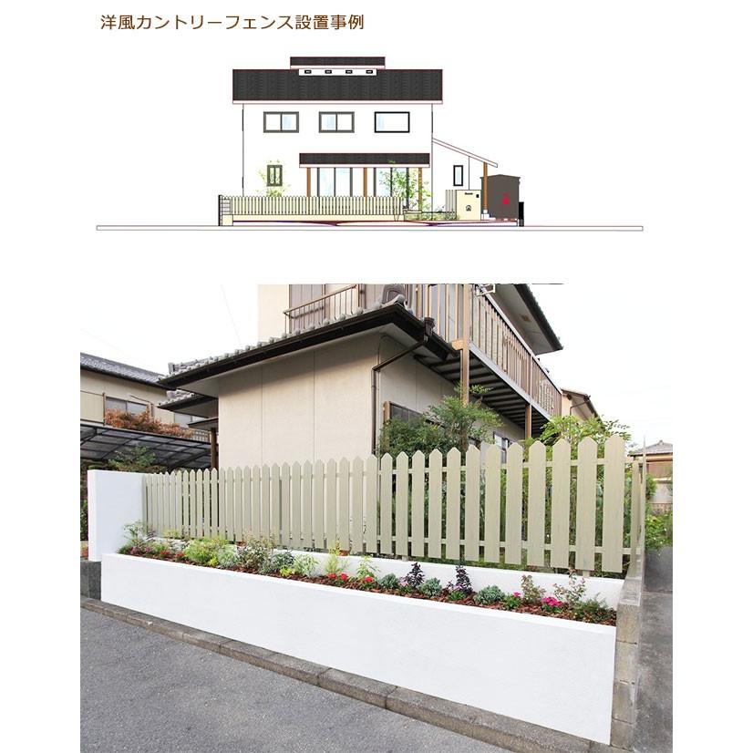 洋風カントリーフェンス板材 1枚単品部材（板材標準タイプ）/幅120×長 