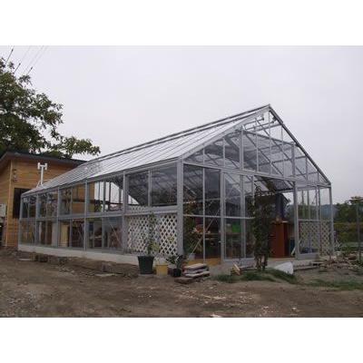 アルミ温室/2段サッシタイプ（K-7タイプ：間口5600×奥行12858×棟高