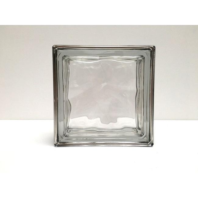 ガラスブロック クリスタルクリアー色 80個セット商品（W190×H190×D80mm）