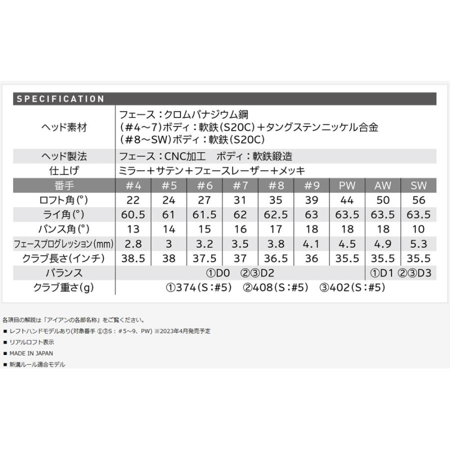 スリクソン ZX5 MkII4番 AW SW 単品アイアン アプローチウエッジ サンドウェッジ  Diamana ZX-II for IRON カーボンシャフト Ｓ 右利き SRIXON 日本正規品｜tokyo-golf｜07