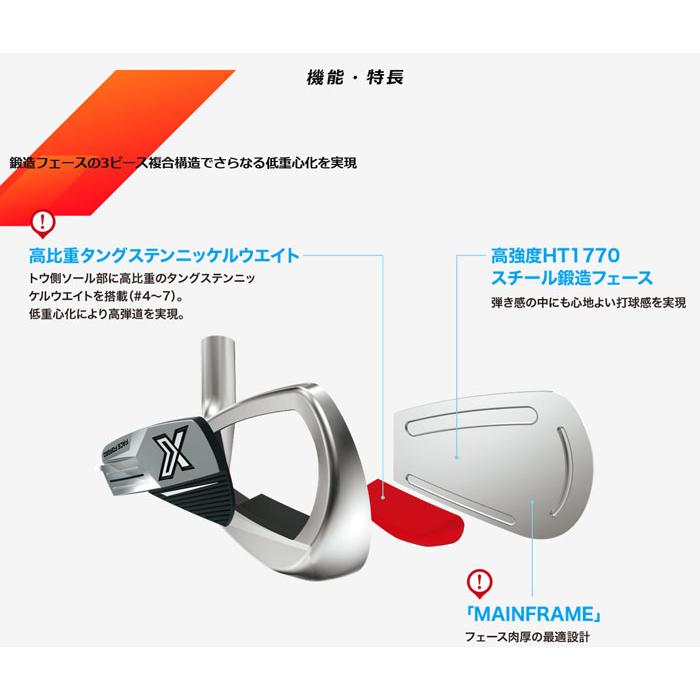 XXIO X ゼクシオエックス アイアンセット 5本(#6〜9、PW) Miyazaki AX