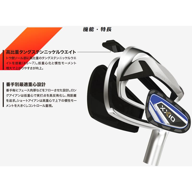 XXIO 12 ゼクシオ12 アイアンセット 5本(#6〜9、PW) N.S.PRO 850GH DST