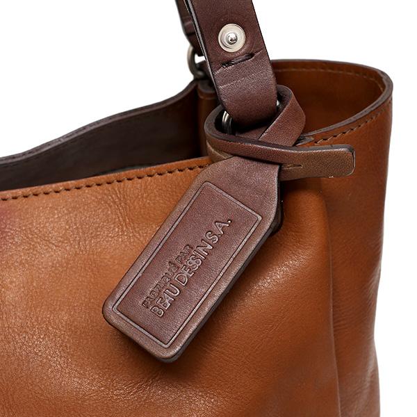 BEAU DESSIN ブラウンレザー トートバッグ 東京ヒマワリ / 【11月上旬頃入荷予定】ボーデッサン(BEAU