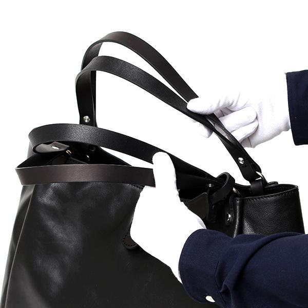 美品　ボーデッサン　トートバッグ　ビジネスバッグ　レザー　ブラック　シルバー金具 コスト度外視！最高品質にこだわった究極のレザートートバッグが