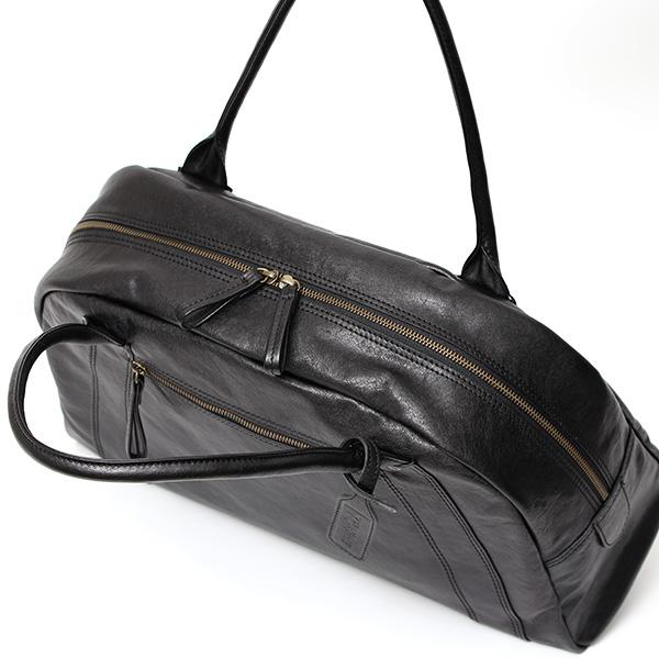 美品　ボーデッサン　ボストンバッグ　ハンドバッグ　レザー　ブラック　大容量メンズ 美品 ボーデッサン ボストンバッグ ハンドバッグ レザー ブラック 大