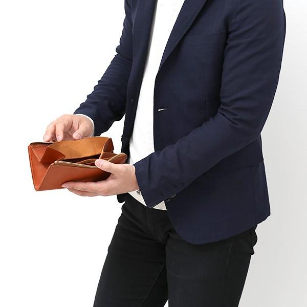 長財布 メンズ ラウンドファスナー 財布 本革 レザー ブラウン 茶 茶色 ブランド 小銭入れあり レディース fetia(フェティア) ヒオナ | Fetia | 05