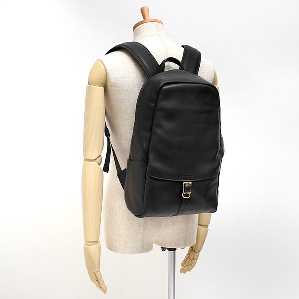 fetia(フェティア) ライロアシリーズ オイルレザー バックパック Fetia リュックサック メンズ レディース 本革 レザー ブラック