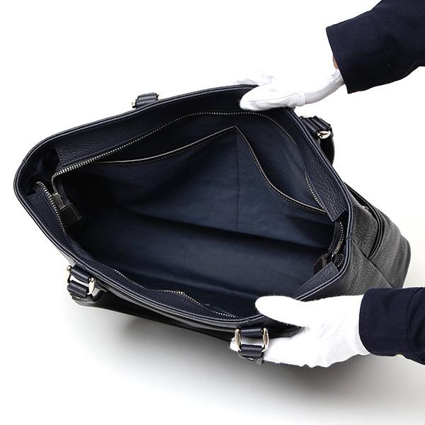 FIVE WOODS ダークネイビーレザー トートバッグ FIVE WOODS（ファイブウッズ） 本革 トートバッグ メンズ レディース