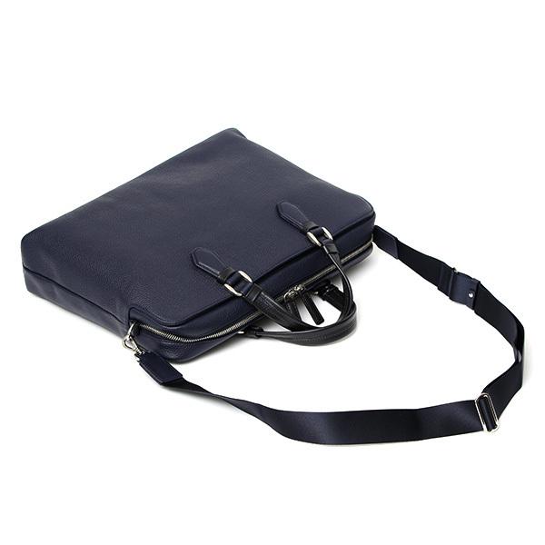 FIVE WOODS ブリーフケース メンズ ビジネスバッグ 本革 ブルー