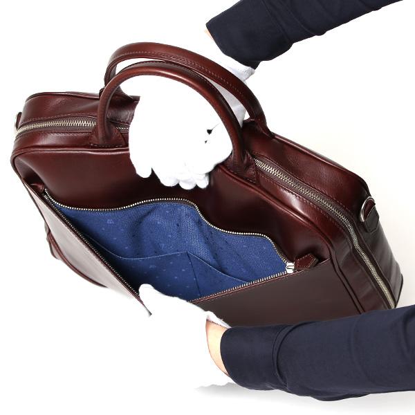 FIVEWOODS (ファイブウッズ)ブラウン レザー ブリーフケース希少色 楽天市場】ブリーフケース レザー 大容量 ビジネスバッグ 本革