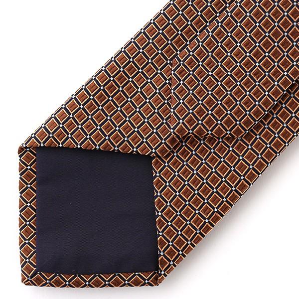 Franco Spada（フランコスパダ） ネクタイ 無地 ブラウン 茶 茶色 日本