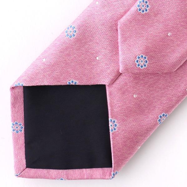 Franco Spada（フランコスパダ） ネクタイ 無地 ピンク 桃色 日本製