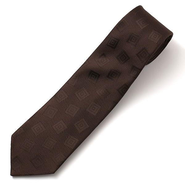 【未使用】フランコスパダ　ダークブラウン ソリッド　シルク　ネクタイ Franco Spada（フランコスパダ） ネクタイ ブランド 高級 西陣織