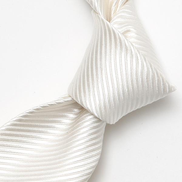 極美品　アルマーニ　ネクタイ　純白結婚式 極美品】GIORGIO ARMANI ネクタイ タグ付 新品同様 白 超希少品