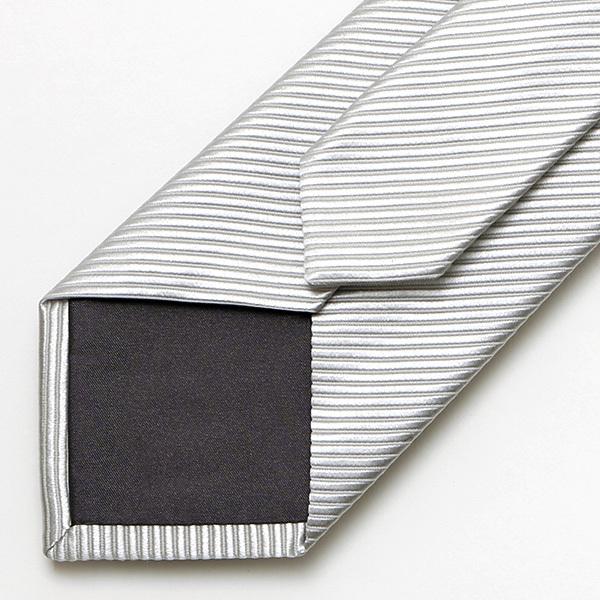 未使用級✨PRADA プラダ 最高級ネクタイ ソリッド シルバー 冠婚葬祭 fra0040m01a01_p1.jpg