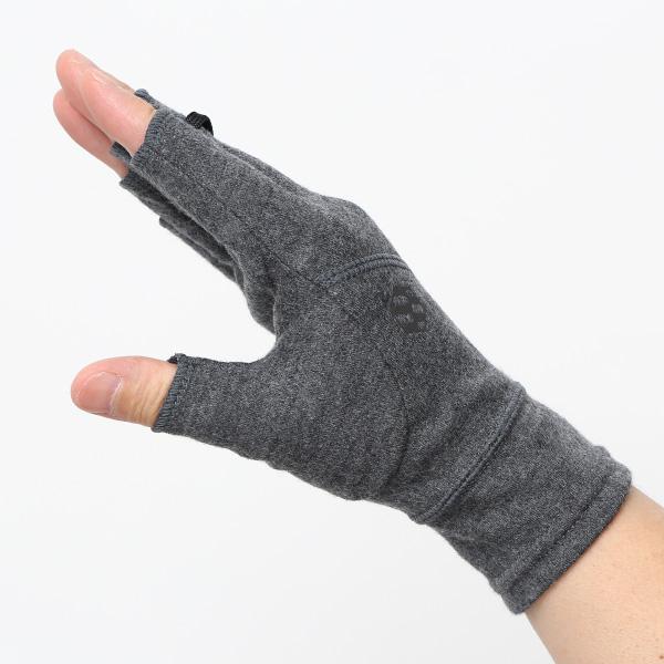 手袋 メンズ 防寒 日本製 ブランド グレー グレイ 灰色 男性 自転車 handson grip ハンズオングリップ Hobo 1J | HANDSON GRIP | 02