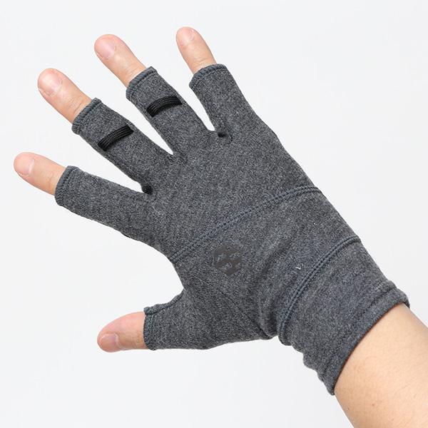 手袋 メンズ 防寒 日本製 ブランド グレー グレイ 灰色 男性 自転車 handson grip ハンズオングリップ Hobo 1J | HANDSON GRIP | 03