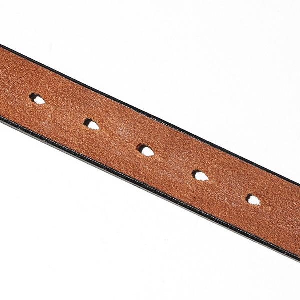 ベルト 本革 真鍮 バックル 馬蹄 32mm 日本製 ベイカー社製 UKサドルレザー ブラック 黒 黒色 太め ワイルド カジュアル おしゃれ ブランド | 池之端銀革店 | 04