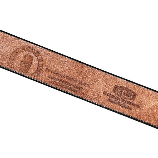 ベルト 本革 真鍮 バックル 馬蹄 32mm 日本製 ベイカー社製 UKサドルレザー ブラック 黒 黒色 太め ワイルド カジュアル おしゃれ ブランド | 池之端銀革店 | 05