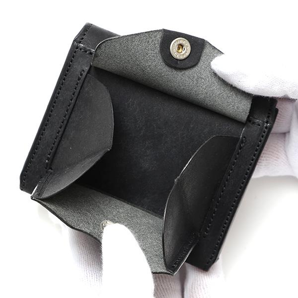 【Iru】ミニ財布 池之端銀革店 プエブロレザー ブラック【完売品】 Iru×IKENOHATA GINKAWATEN】PUEBLO LEATHER COMPACT WALLET