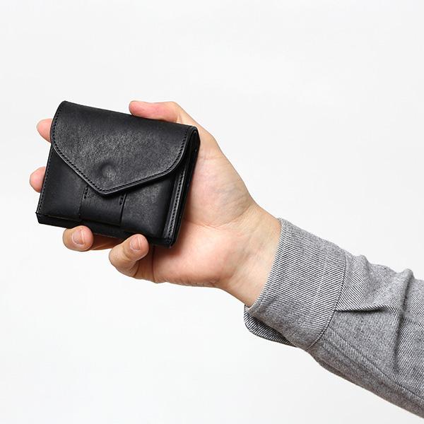 【Iru】ミニ財布 池之端銀革店 プエブロレザー ブラック【完売品】 池之端銀革店 財布 プエブロ レザー メンズ ブラック 黒 黒色 本