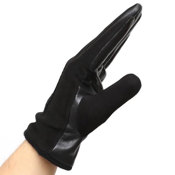 KURODA（クロダ） 革手袋 メンズ 本革 カシミヤ混裏地 スマホ対応