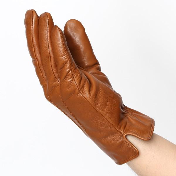 手袋 革 メンズ スマホ対応 キャメル ブラウン 茶 茶色 レザー グローブ 男性 プレゼント