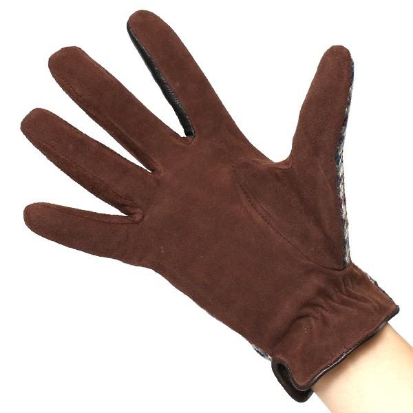 ハリスツイード 手袋 レディース スマホ対応 ベージュ 肌色 女性 レザー かわいい ブランド クロダ Kro0094f23 東京ヒマワリ 通販 Yahoo ショッピング