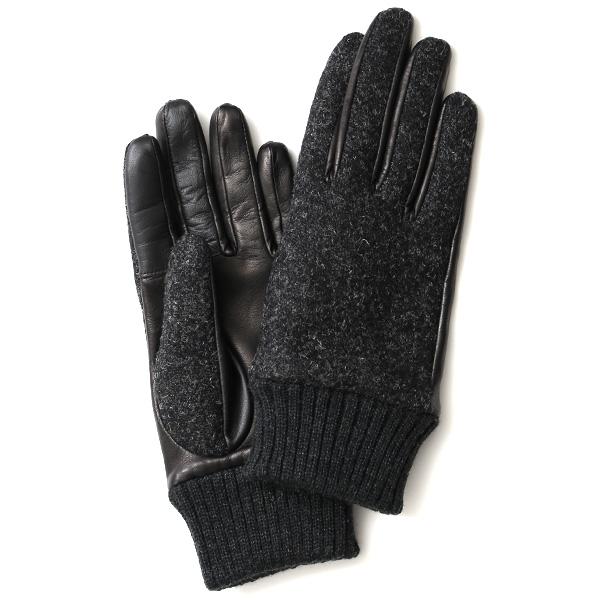 ハリスツイード 手袋 レディース スマホ対応 グレー グレイ 灰色 ねずみ色 Harris Tweed 日本製 革 女性 カシミヤ Kro0099c09 東京ヒマワリ 通販 Yahoo ショッピング