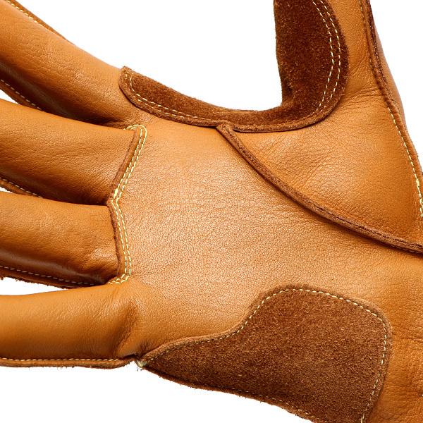 キャンプ 手袋 耐熱 革手袋 作業用 メンズ イエロー 黄色 耐熱グローブ アウトドア ペレック(PELLEK) KURODA(クロダ) | KURODA | 05