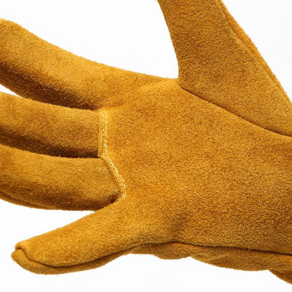 耐熱グローブ キャンプ 革手袋 作業用 イエロー 黄色 バーベキュー 焚き火 アウトドア ペレック(PELLEK) KURODA(クロダ) | KURODA | 05