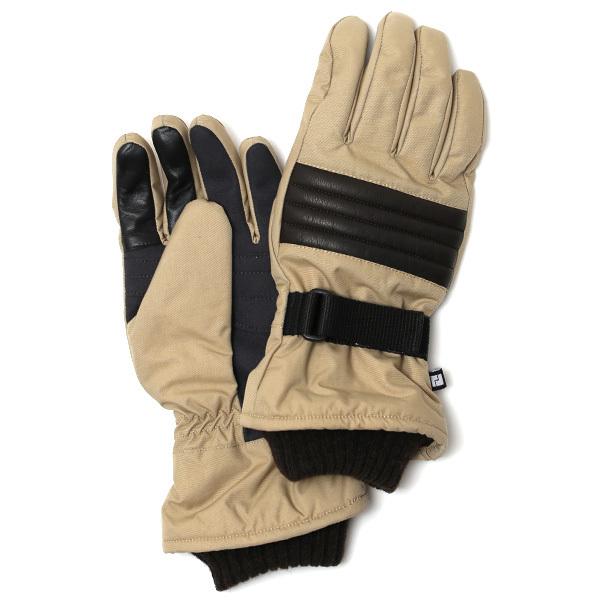 キャンプ 手袋 防寒 防水 スマホ操作可能 オシャレ ベージュ 肌色 裏起毛 登山 バイク 自転車 冬 アウトドア 作業用 | KURODA