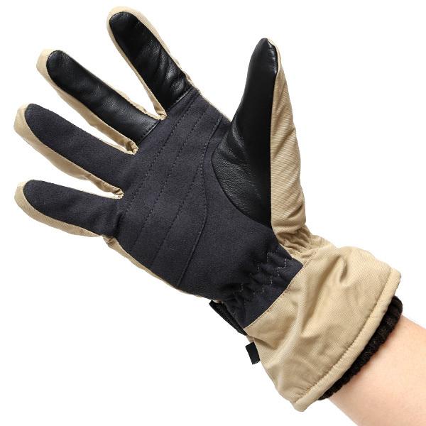 キャンプ 手袋 防寒 防水 スマホ操作可能 オシャレ ベージュ 肌色 裏起毛 登山 バイク 自転車 冬 アウトドア 作業用 | KURODA | 01