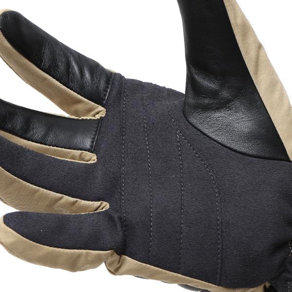 キャンプ 手袋 防寒 防水 スマホ操作可能 オシャレ ベージュ 肌色 裏起毛 登山 バイク 自転車 冬 アウトドア 作業用 | KURODA | 05