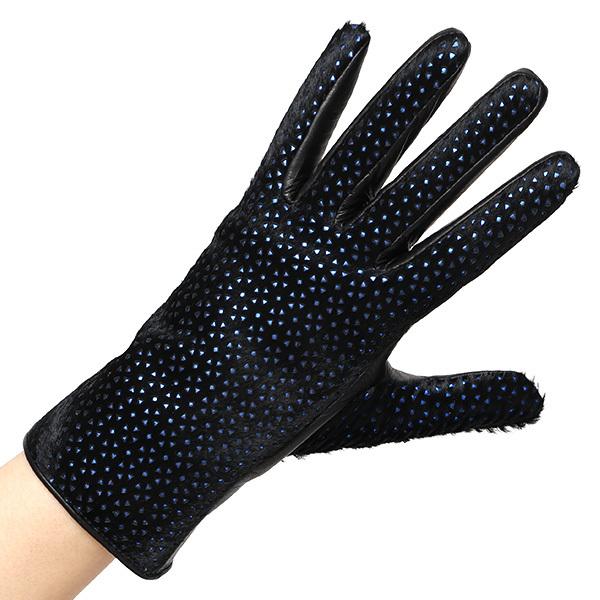 KURODA（クロダ） 高級 レディース 手袋 ブラック 黒 黒色 カシミア