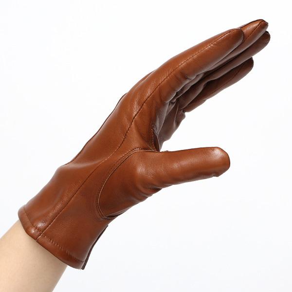 KURODA（クロダ） 日本製 仔羊革 レディース 高級 三本山 カシミヤ