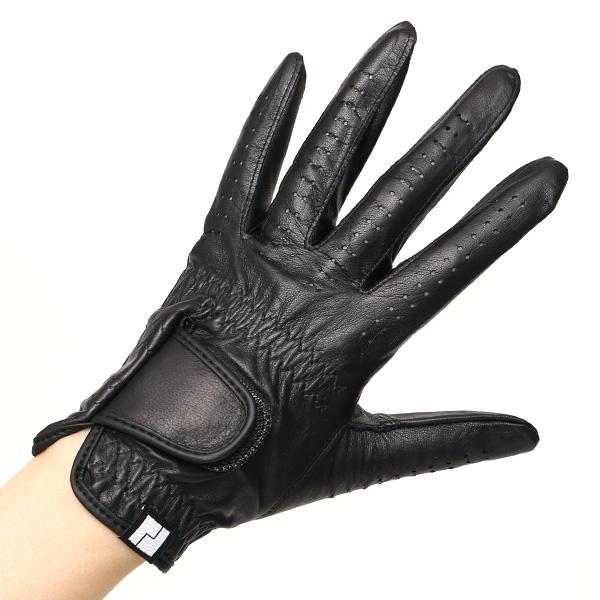 極美品 エルメス ゴルフグローブ 左手 レザー ブラウン ブラック HERMES HERMES エルメス グローブ 手袋 サイズ表記7 ラムスキン レザー