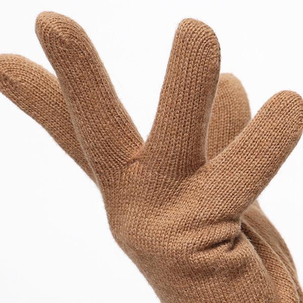 KURODA（クロダ） ニット手袋 レディース グローブ カシミヤ100％裏地