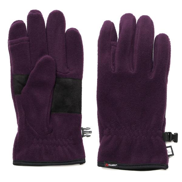 スマホ対応 手袋 メンズ 自転車 防寒 バイクグローブ パープル 紫色 フリース 手袋 アウトドア サイクルグローブ 通勤通学 | 