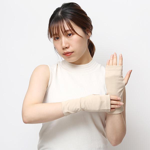 KURODA（クロダ） リストカバー UVカット 手袋 レディース コットン