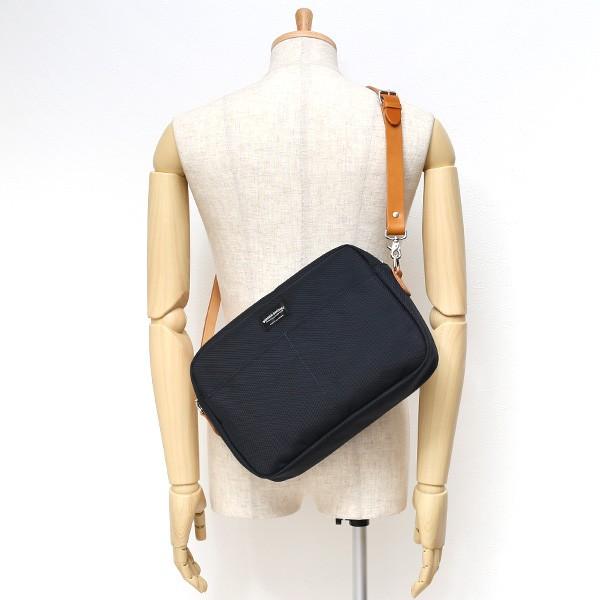WONDER BAGGAGE ショルダーバッグ メンズ 本革 レザー ブルー