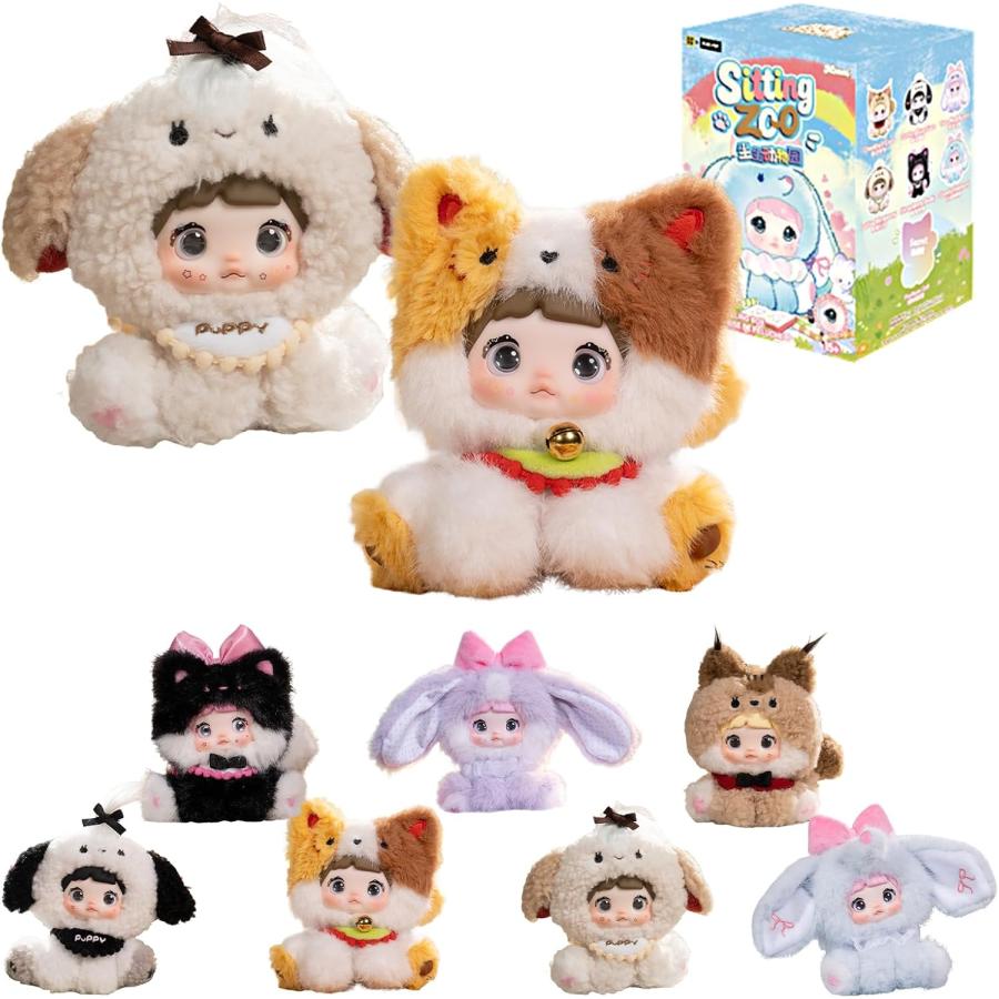 nommi 動物園 シリーズ ノミNommi 座って動物園　1BOX6体入り 正規品】TOP TOY × Nommi「のんびりズー」 おすわり動物園 シリーズ