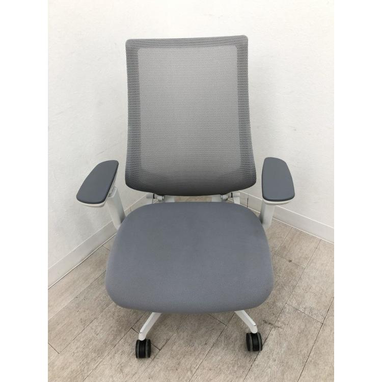 ■中古品■ コクヨ 可動肘付デュオラチェア CR-GW3011 ※キズ少々有_1
