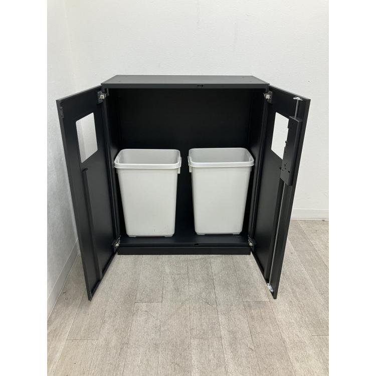 アウトレット品/訳有 ゴミ箱 コクヨ エディアシリーズ ダストボックス おしゃれ分別スリム 幅900×奥行450×高さ1110mm_6