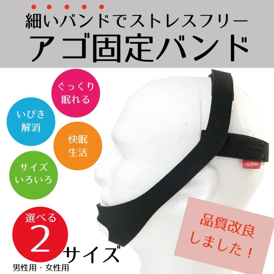 改良版・！顎固定サポーター 男女別サイズあり 軽量 締め付け軽減 無