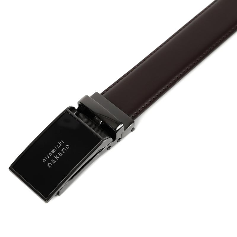 hiromichi nakano（ヒロミチナカノ） ベルトメンズ 本革 穴無し 無調整