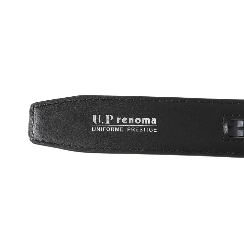 U.P renoma 穴なし 無段階 無調整 ラチェット式 ベルト メンズ