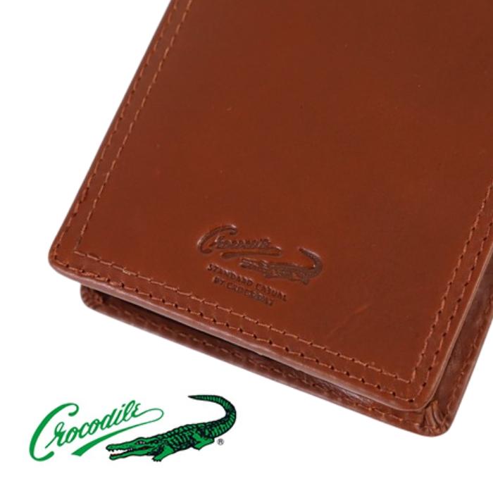 Crocodile 財布 メンズ 二つ折り ブランド 本革 クロコダイル カードが 
