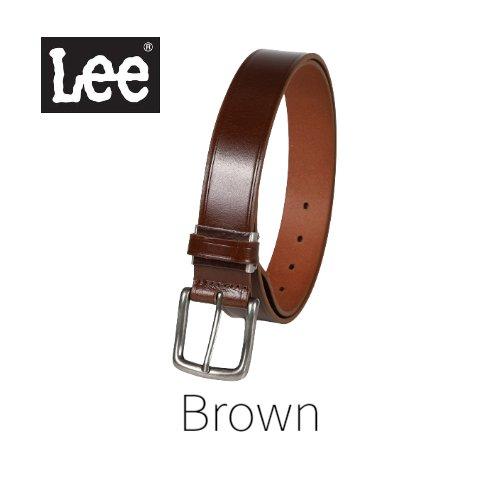 Lee（リー） ベルト メンズ 本革 カジュアル 太い ブランド 大きい